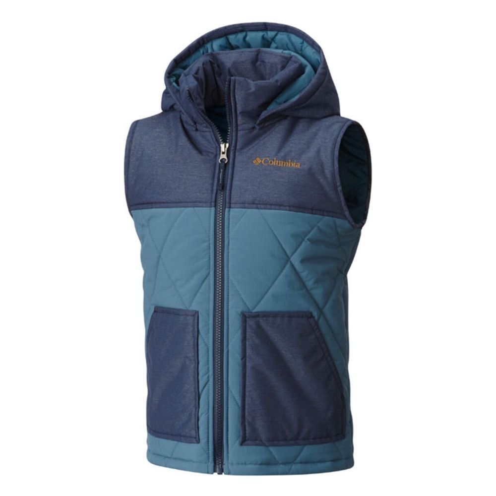 Columbia Boy's Lookout Cabin Vest Blue Size M